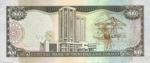 P55 Trinidad & Tobago 10 Dollars Year 2015